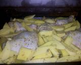 Foto del paso 3 de la receta: Pollo con mostaza al horno con papas 🥔