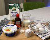 Basque Cheesecake零失敗！氣炸鍋版本的巴斯克乳酪蛋糕🤩（實作影片）的食譜步驟1照片