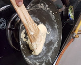 A picture of step 2 of Shreefal Mava modak.