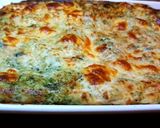 Foto del passaggio 8 della ricetta Lasagne con cime di rapa, broccoli e caciotta bavarese