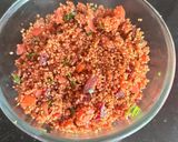 A picture of step 4 of Quinoa upma (Healthy and less oily).