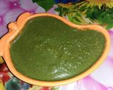 A picture of step 4 of Mazedar chutney.