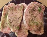 A picture of step 2 of Butter Garlic Pork Chops.