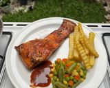 Foto langkah ke 5 dari resep 026. Salmon Steak.