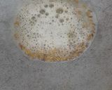A picture of step 2 of Chappan kaddu(summer squash) sabji.