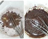 Foto langkah ke 2 dari resep Eggless Cup Cake Coklat Lembut.
