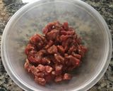 Foto del paso 1 de la receta: Salsa de verduras con cubos de carne