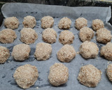 Foto del paso 6 de la receta: Albóndigas de lentejas y coliflor con queso de cabra