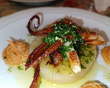 Foto del paso 6 de la receta: Patas de pulpo playa, con parmentier de patata y pulpo a feira