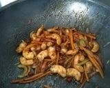 Une image de l'étape 5 de Crevette Sauce kung pao.