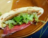 รูปขั้นตอนการทำที่ 4 ของ แฮม & ชีส พิต้า (Ham&Cheese with Chickhen Pita) - เมนูเช้าเร่งด่วน