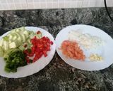 Foto del paso 3 de la receta: Garbanzos verduras y langostinos