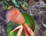 A picture of step 6 of Papaya juice.