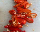 Foto langkah ke 3 dari resep 🦑 Tumis Cumi Asin Bunga Pepaya 🦑.