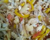 Foto del paso 4 de la receta: Tostadas de pollo a la revuelta!