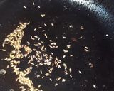 A picture of step 3 of Tofu kadhai masala.