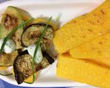 Foto del paso 4 de la receta: Tostadas de polenta acompañadas con verduras grilladas