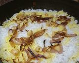 A picture of step 9 of Subj Soya Biryani.
