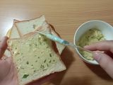 Garlic bread roti tawar