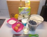 Áfonyás-citromos-joghurtos sütemény recept fázis 1 fotója