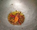 A picture of step 3 of Holi Special Kadhi Badi.