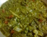 A picture of step 4 of Haryali Veg Handi.