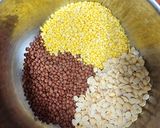 A picture of step 2 of Horsegram Dal Vadas.