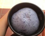 Hình bước làm 4 của món Bánh mì hoa đậu biếc