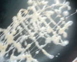 A picture of step 3 of Stick egg net sausage.