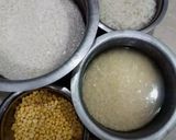 A picture of step 1 of Tiranga Dosa.