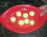 A picture of step 4 of Rajbhog.