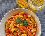 Foto langkah ke 5 dari resep Tumis Tahu Bumbu Merah.