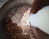 A picture of step 1 of Chocolate bread cake.