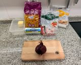 Foto del paso 1 de la receta: Pasta queso de cabra bacon y miel