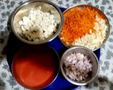 A picture of step 1 of Paneer Bhuna Frankie.