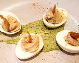 Foto del paso 7 de la receta: Huevos rellenos con paté