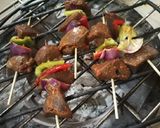 A picture of step 4 of Liver kebab.