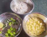 A picture of step 1 of Batata Poha.