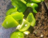 A picture of step 2 of Mushroom pulao.
