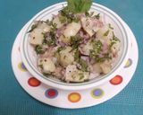 A picture of step 3 of Lebanese Potato Salad With Lemon & Mint.