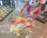 A picture of step 6 of Grandma Lela’s cheese pastry bites.