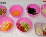 Foto langkah ke 1 dari resep Nasi Campur Siram Telur.