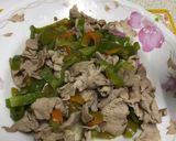青椒炒肉片（銀髮無加油版）的食譜步驟3照片