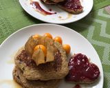 Foto del paso 3 de la receta: Pancakes del amor 💕(con higos)