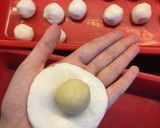 Foto langkah ke 7 dari resep Onde onde kacang hijau empuk.