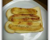 Foto langkah ke 2 dari resep Roti bakar pisang.