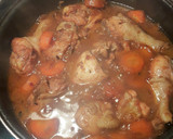 Foto del paso 28 de la receta: Pollo en salsa confitada de cebolla roja y pimiento asado