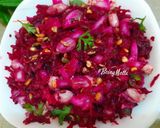 A picture of step 3 of Beetroot Koshimbir.