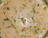 A picture of step 1 of Leftover rice chilla.