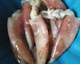 Foto langkah ke 1 dari resep Gulai Cumi isi Tahu Telur.